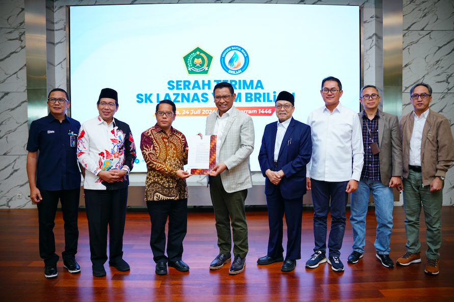 Resmi! YBM BRILiaN Raih Status Lembaga Amil Zakat Nasional dari Kemenag RI