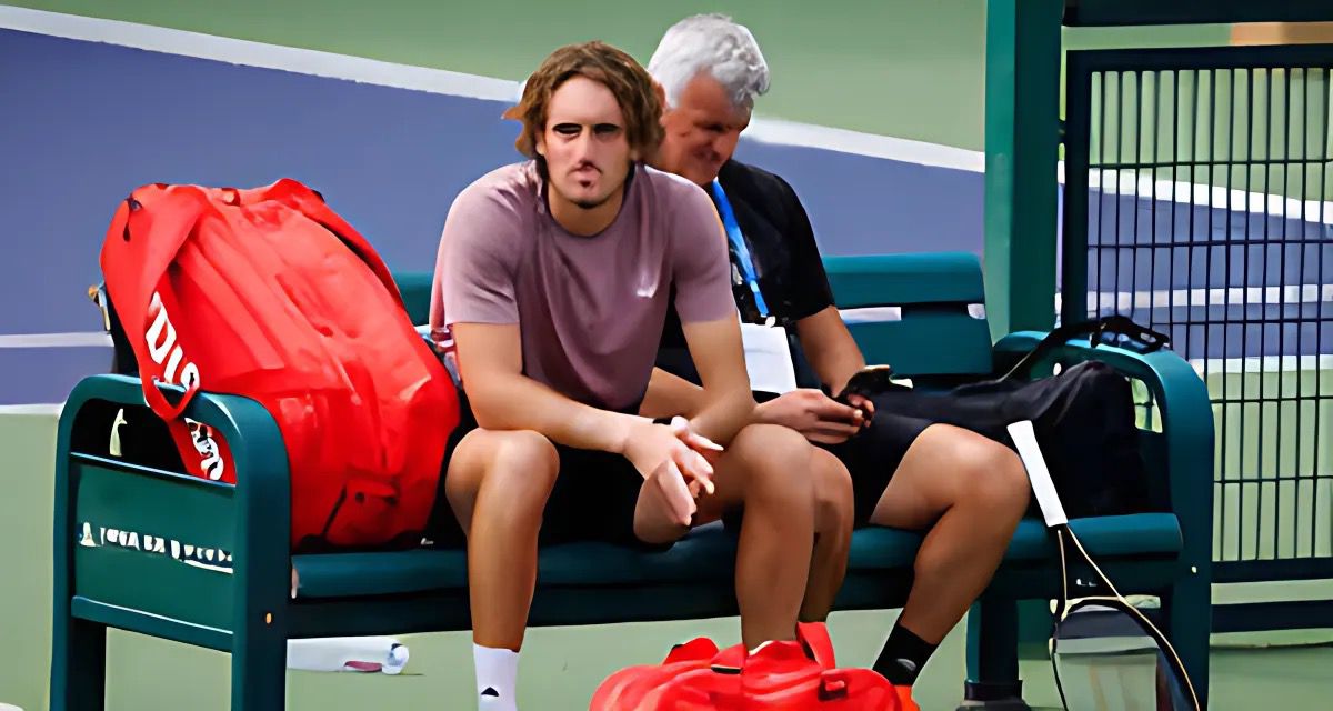 Stistipas Ribut Dengan Ayahnya di Lapangan Setelah Kalah dari Nishikori