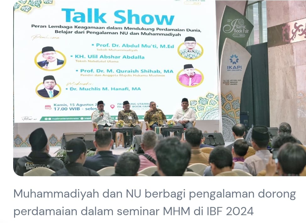 Tokoh NU dan Muhammadiyah Kumpul Saling Sharing Jaga Perdamaian