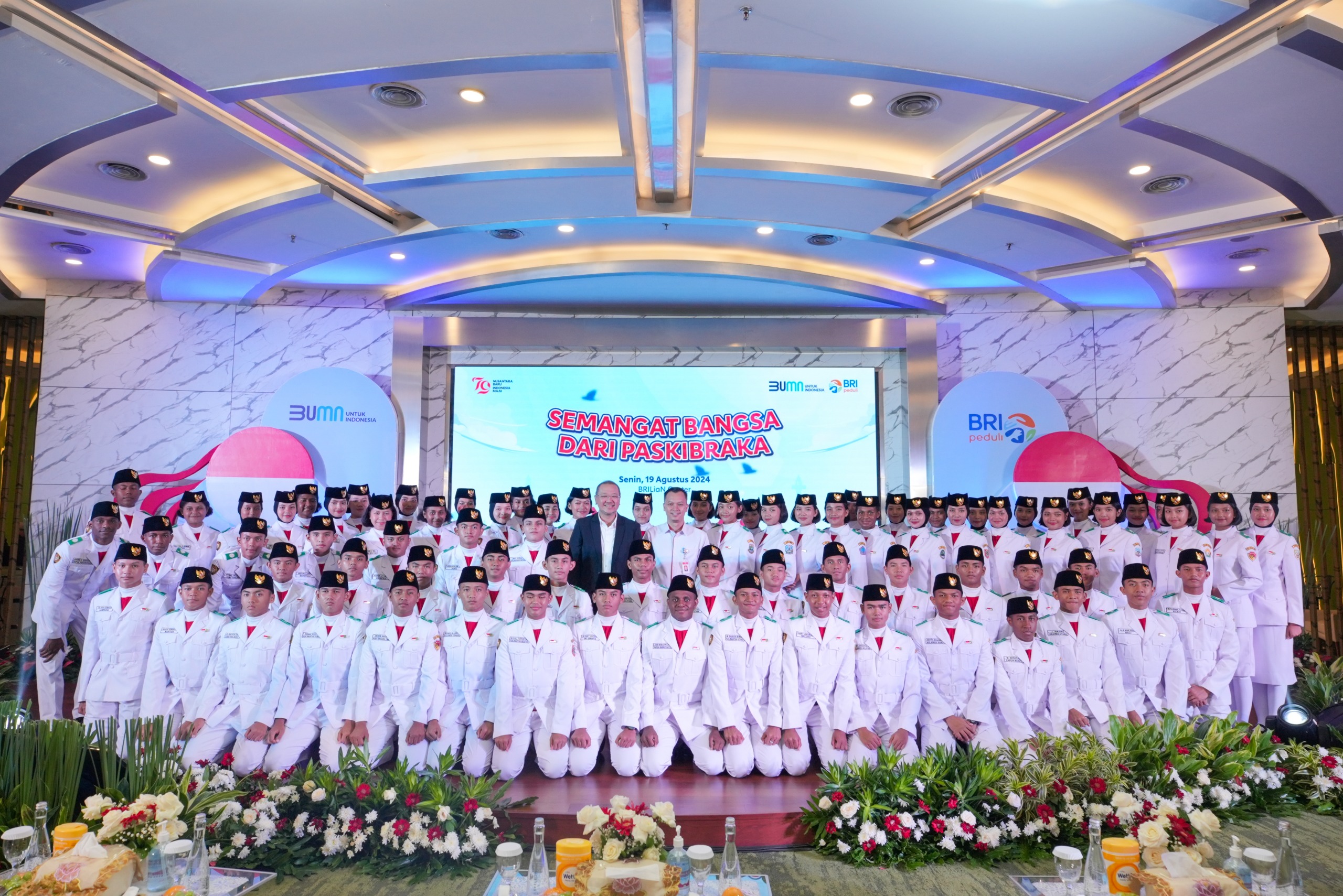 Peringati HUT ke-79 RI, BRI Kembali Berikan Beasiswa Bagi Paskibraka Tingkat Pusat