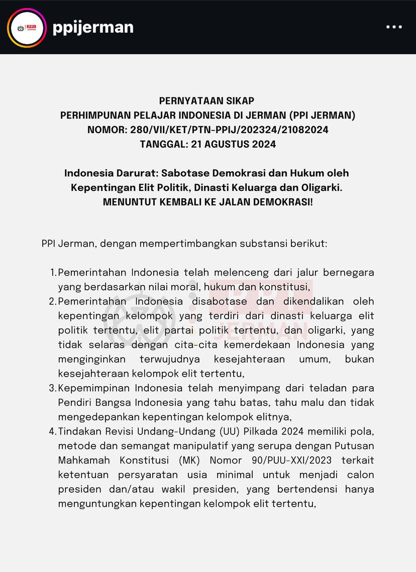 Alumni Connect PPI Dunia Turun Gunung Dukung Putusan MK, Ajak Rakyat Kawal Terus