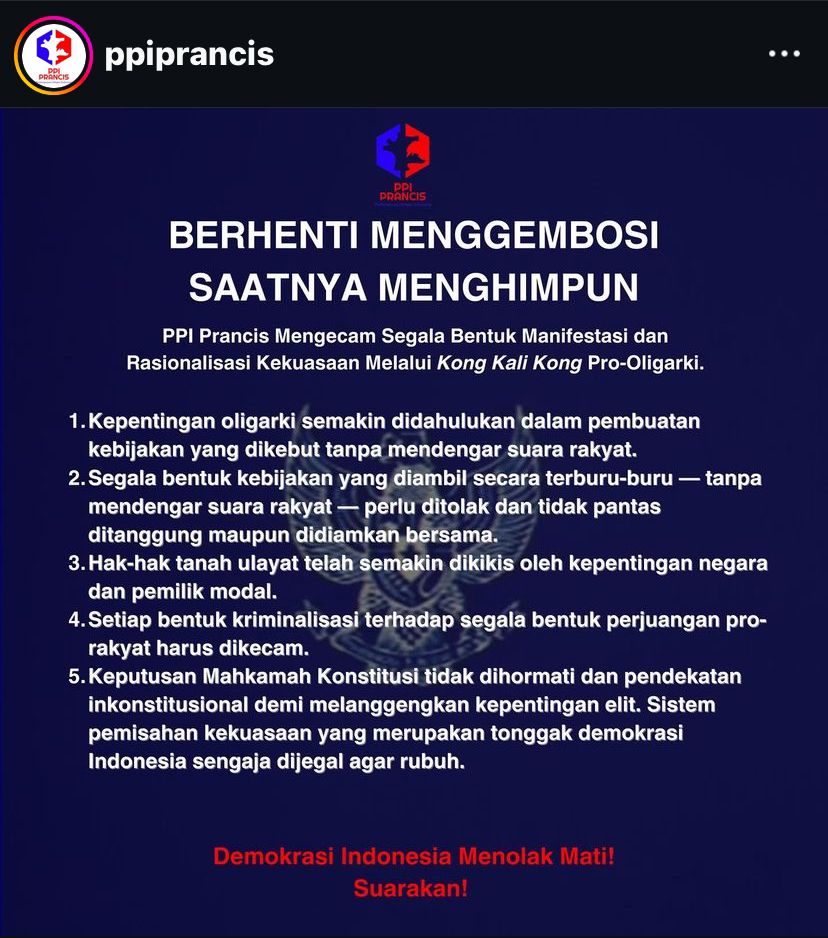 Alumni Connect PPI Dunia Turun Gunung Dukung Putusan MK, Ajak Rakyat Kawal Terus