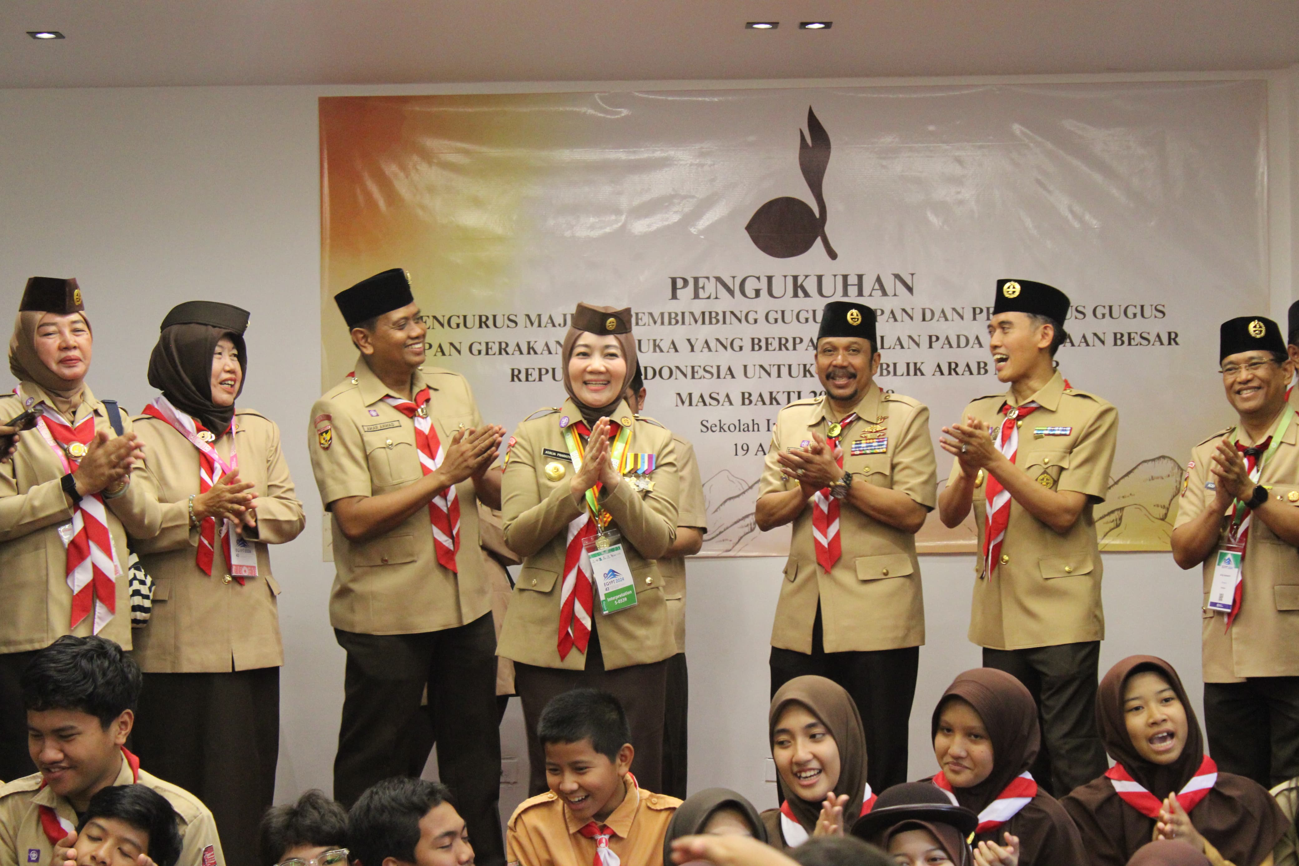 Majelis Pembimbing dan Pengurus Gugus Depan KBRI Kairo Diresmikan