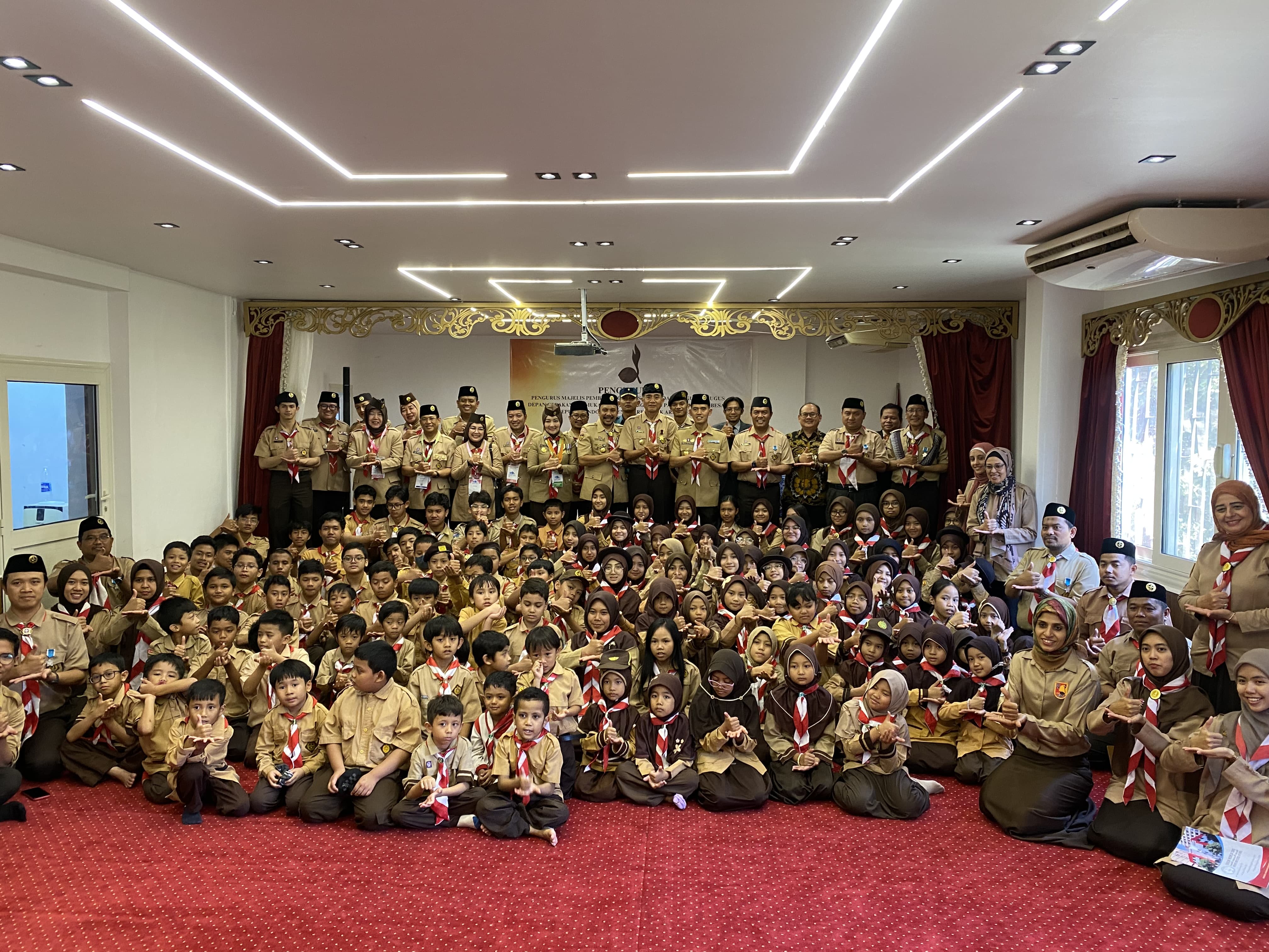 Majelis Pembimbing dan Pengurus Gugus Depan KBRI Kairo Diresmikan