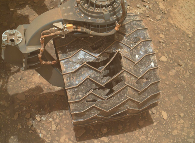 Fakta di Mars Bikin Miris, Batu Batu Runcing Hantam Roda-Roda Rover Curiosity Milik NASA, Tetapi Robot Tetap Melaju