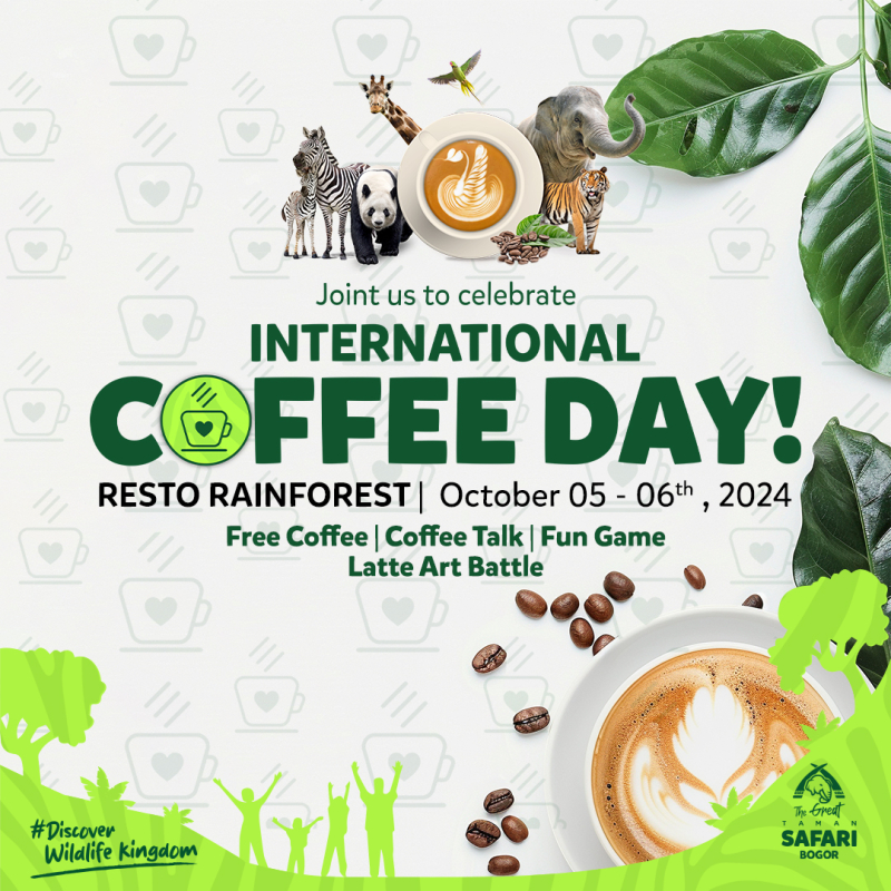 Pecinta Kopi, Wajib Datang! Sensasi Kuliner dan Kopi di Tengah Hutan: International Coffee Day 2024 Spektakuler di Taman Safari Bogor