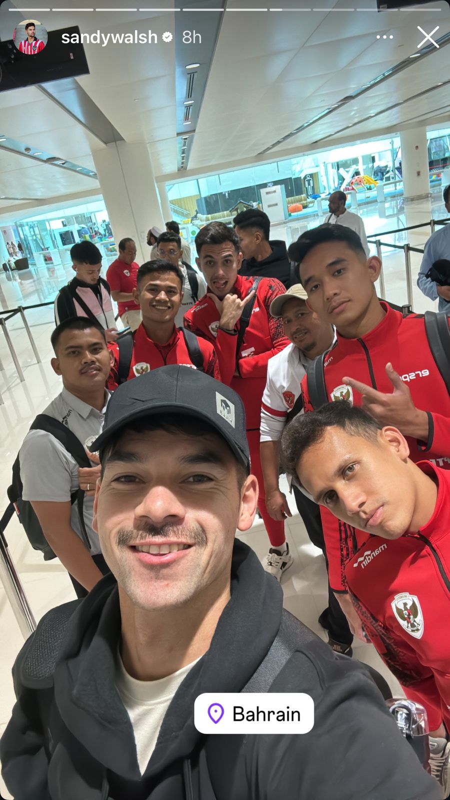 Timnas Indonesia Tiba di Bahrain, Siap Hadapi Tuan Rumah di Kualifikasi Piala Dunia 2026