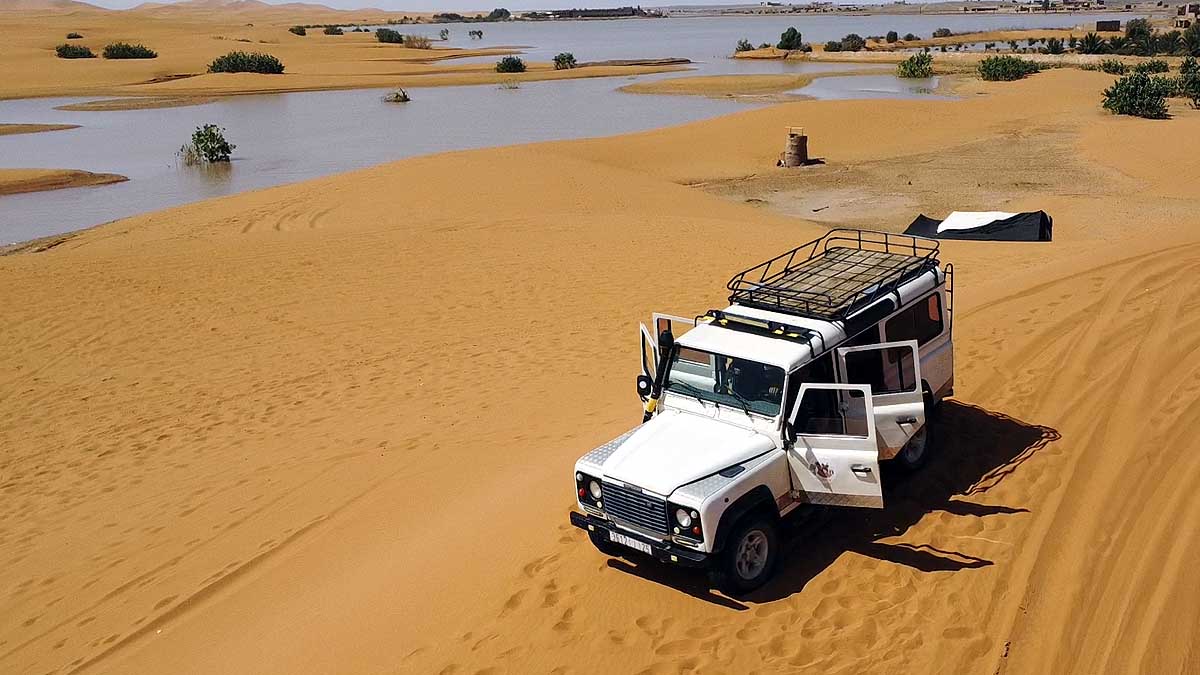 Fenomena Langka: Gurun Sahara Berubah Jadi Danau Raksasa, Pemandangan Menakjubkan Terekam!