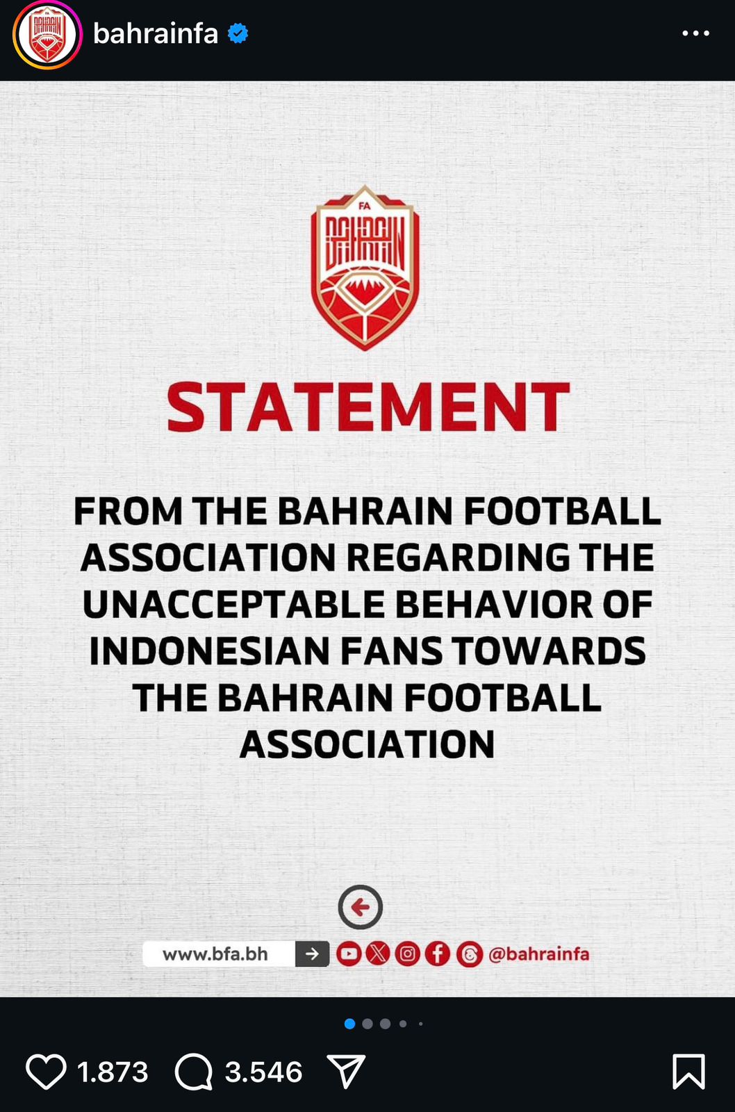 Diteror Fans Indonesia, Timnas Bahrain Ngotot Minta Laga Kualifikasi Piala Dunia Dipindah dari GBK