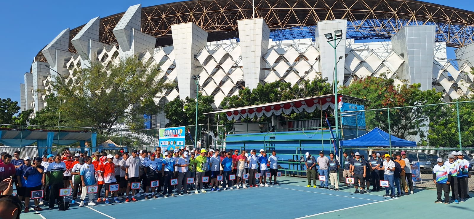 Turnamen Tenis Antar Club Pelti Bekasi Dimulai, Ketum Pemprov Jabar Kagum dan Sebut Pelti Bekasi Terbaik se Indonesia