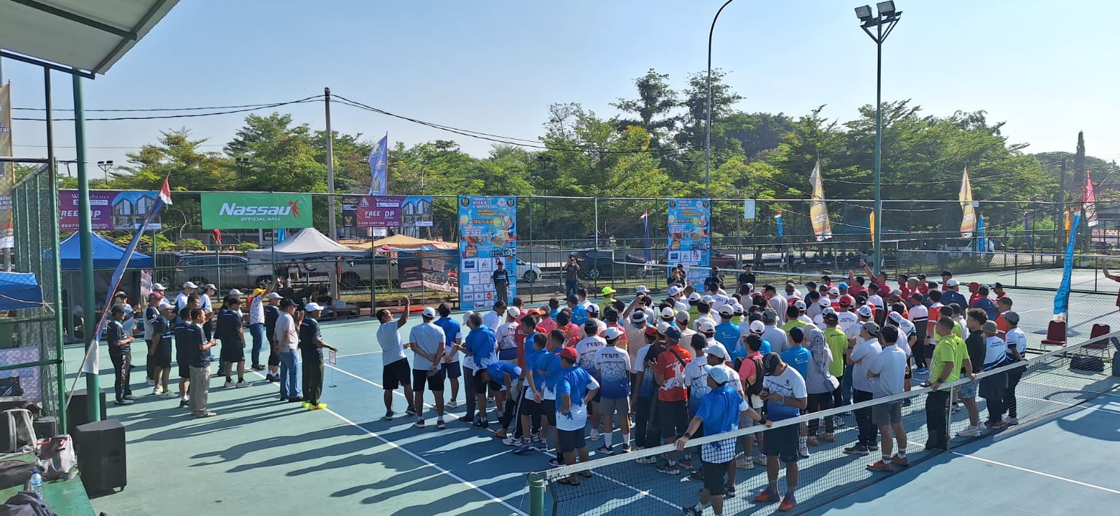 Turnamen Tenis Antar Club Pelti Bekasi Dimulai, Ketum Pemprov Jabar Kagum dan Sebut Pelti Bekasi Terbaik se Indonesia