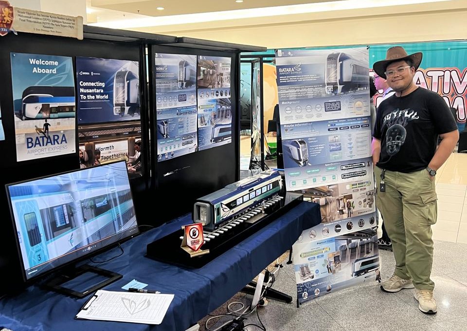 Dukung Transportasi Berkelanjutan di IKN, Angga Inovasikan Desain Kereta Bandara