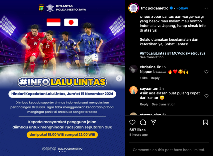 Hindari Macet! Simak Panduan Parkir dan Akses GBK untuk Dukung Timnas Lawan Jepang