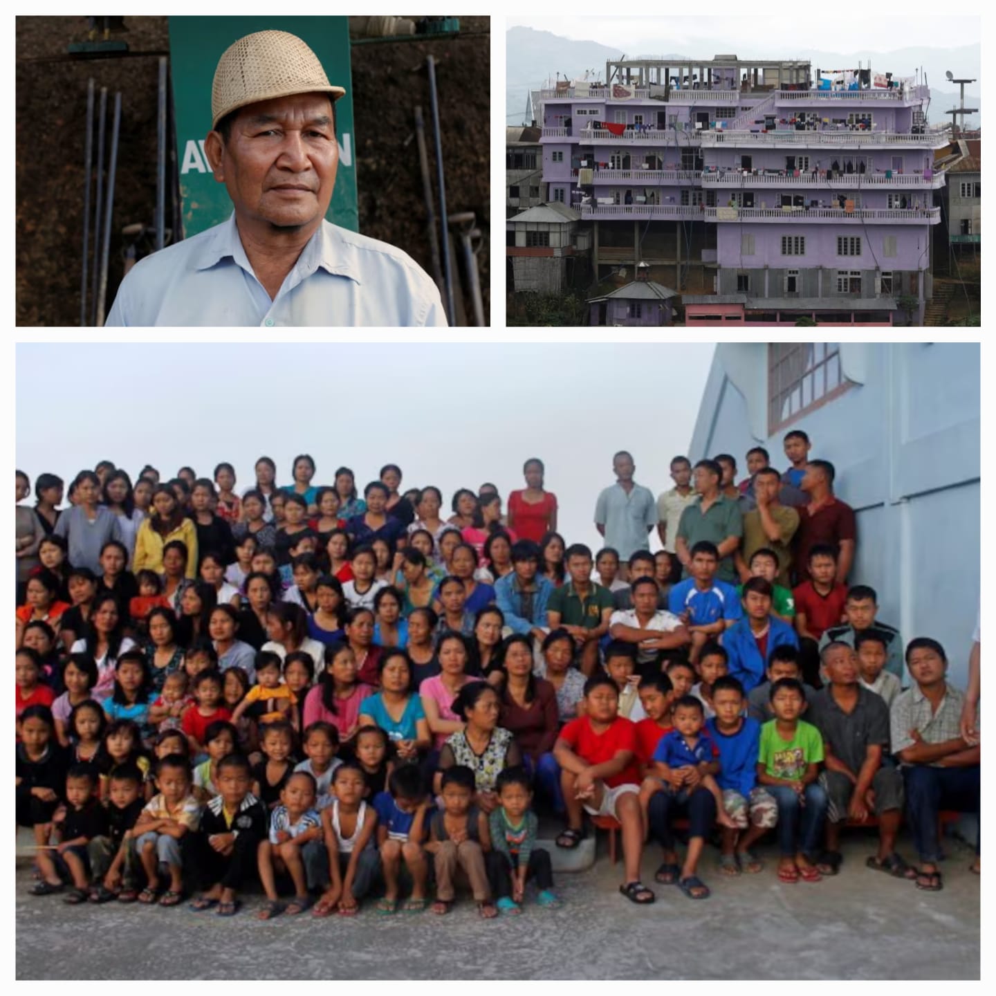 Ziona Chana, Lelaki Dengan 39 Istri dan 79 Anak, Tinggal Satu Asrama, Kok Bisa Ya?