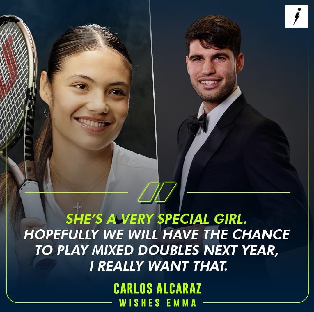 Digosipkan Pacaran, Carlos Alcaraz dan Emma Raducanu Dikomentari  Akan Jadi Pasangan Yang Serasi