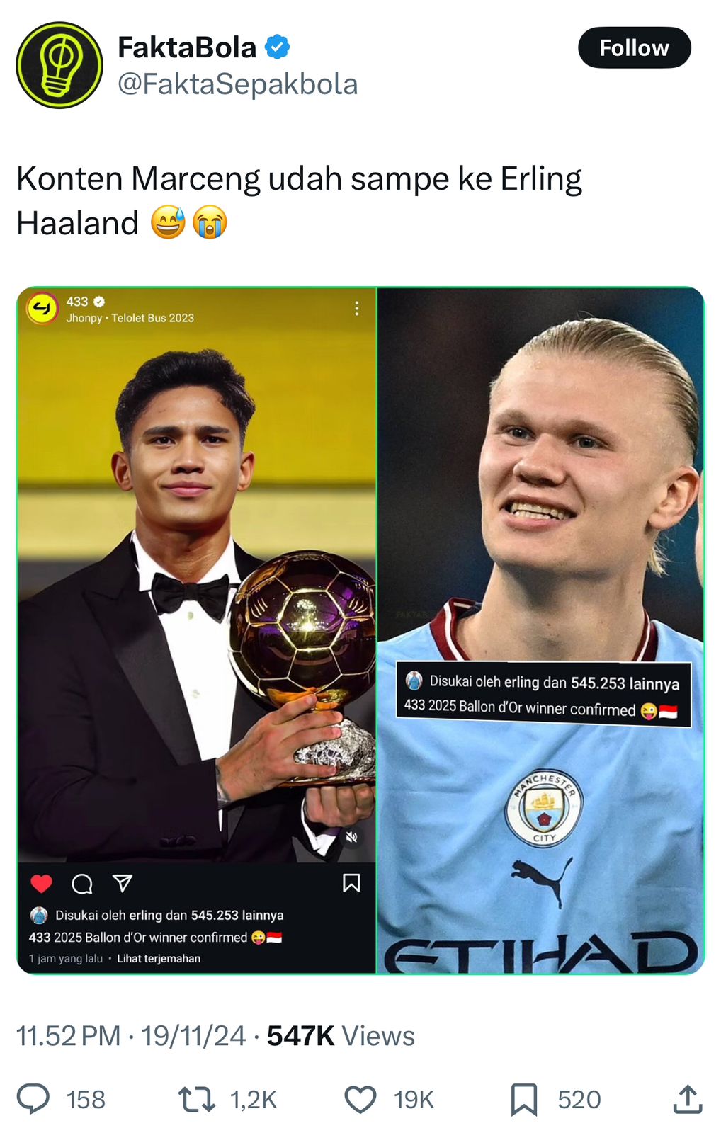 ERLING HAALAND Terpesona! Aksi Magis Marselino Ferdinan Bawa Indonesia Tekuk Arab Saudi Curi Perhatian Striker Man City