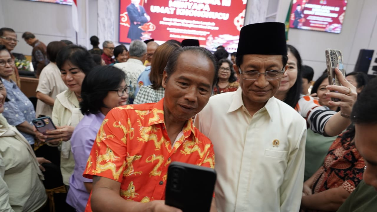 Menag Prof Nasaruddin Menyapa Umat Konghucu Demi Prinsip Kesetaraan