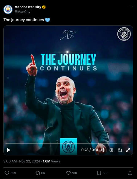 Pep Guardiola Perpanjang Kontrak di Manchester City, Siap Tambah Trofi Baru!