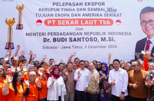 Lepas Ekspor Makanan Olahan Rp7,2 Miliar, Mendag Budi: Berani Inovasi dan Siap Adaptasi Jadi Kunci UMKM Naik Kelas