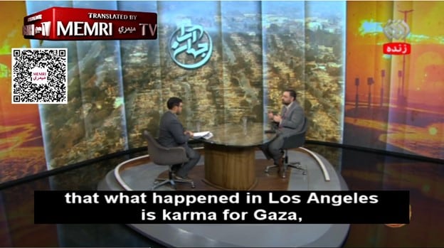 Acara TV Iran Kritik Kebijakan AS: Lebih Pilih Bantu Israel di Tengah Kebakaran Los Angeles dan Konflik Gaza