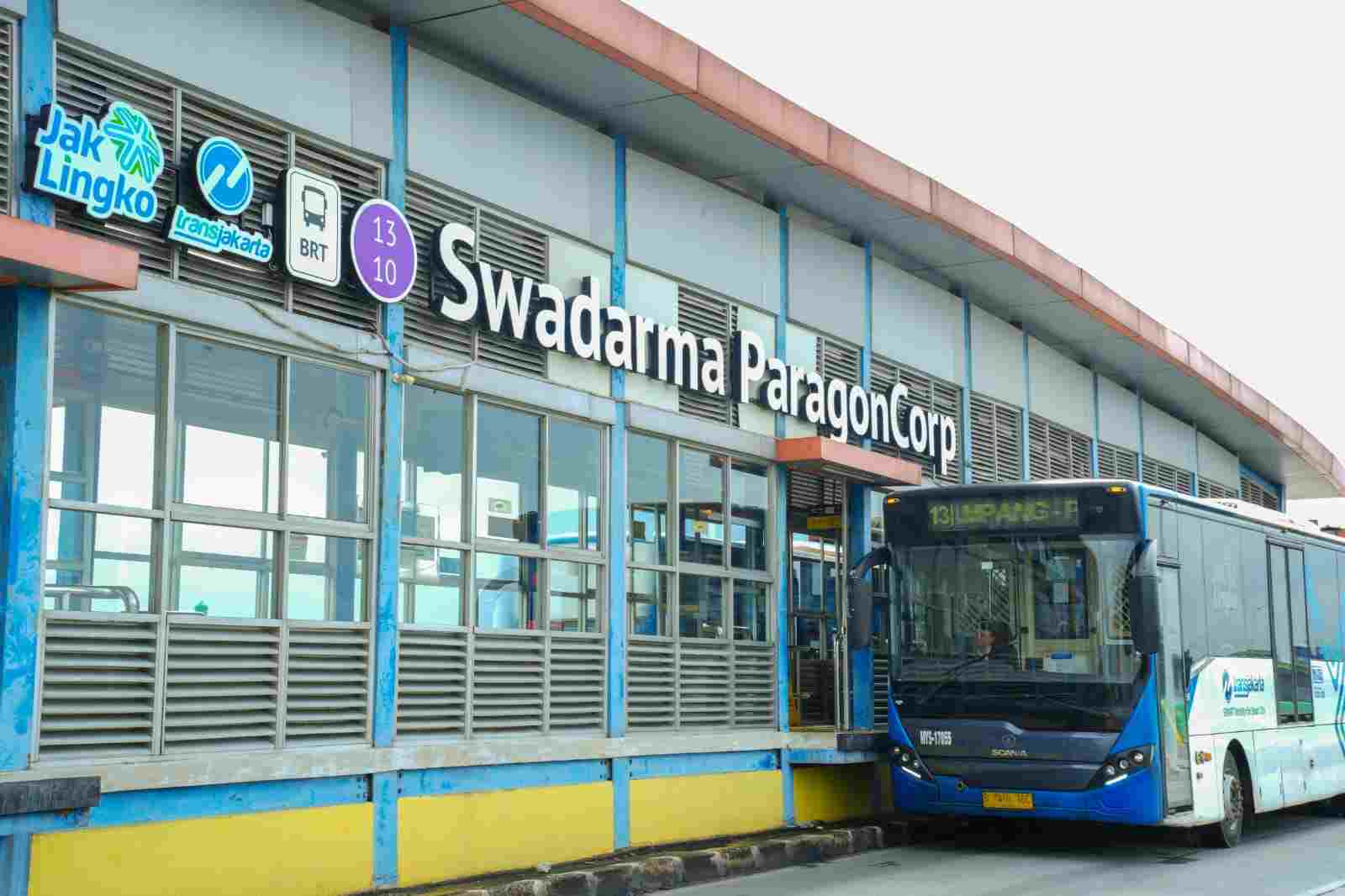 Transjakarta dan ParagonCorp Tandatangani MoU Revitalisasi Halte Swardarma