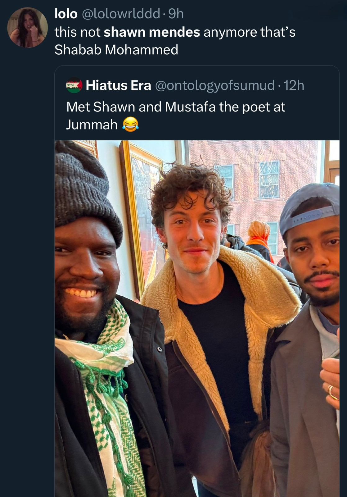 Shawn Mendes Ikut Salat Jumat di Masjid NYU Bersama Sahabatnya Mustafa the Poet, Bikin Netizen Terenyuh
