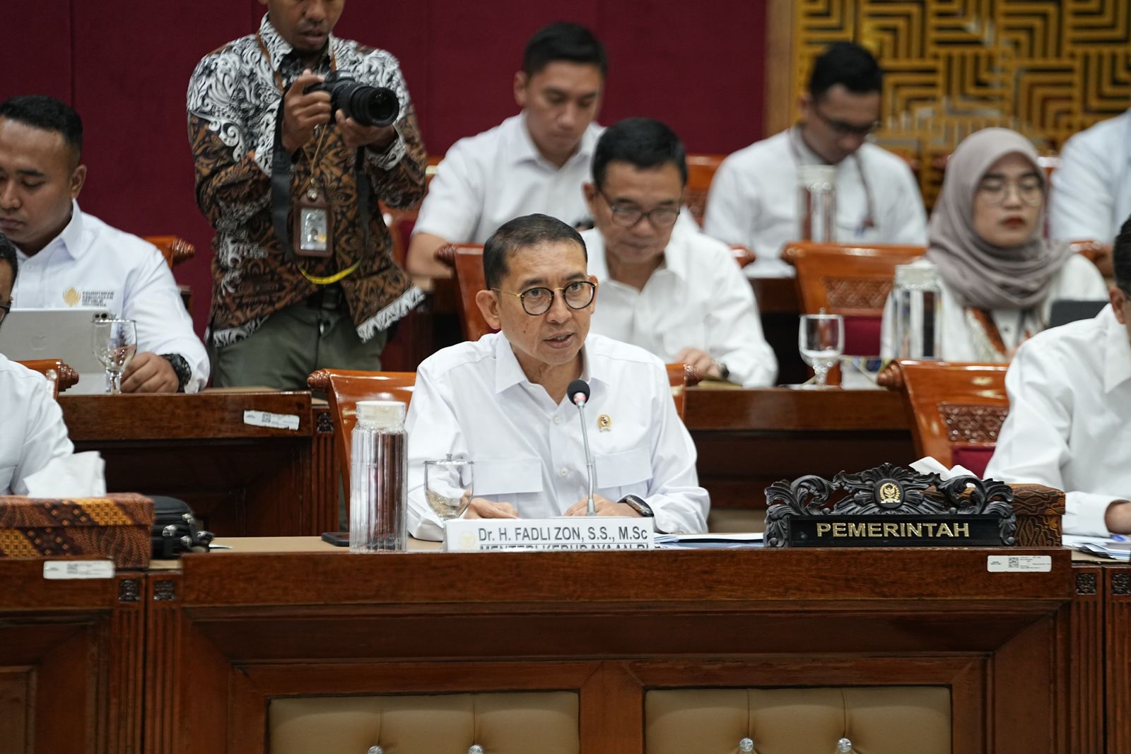 Rapat Kerja Menteri Kebudayaan dengan Komisi X DPR RI, Tegaskan Komitmen Bersama Pemajuan Kebudayaan
