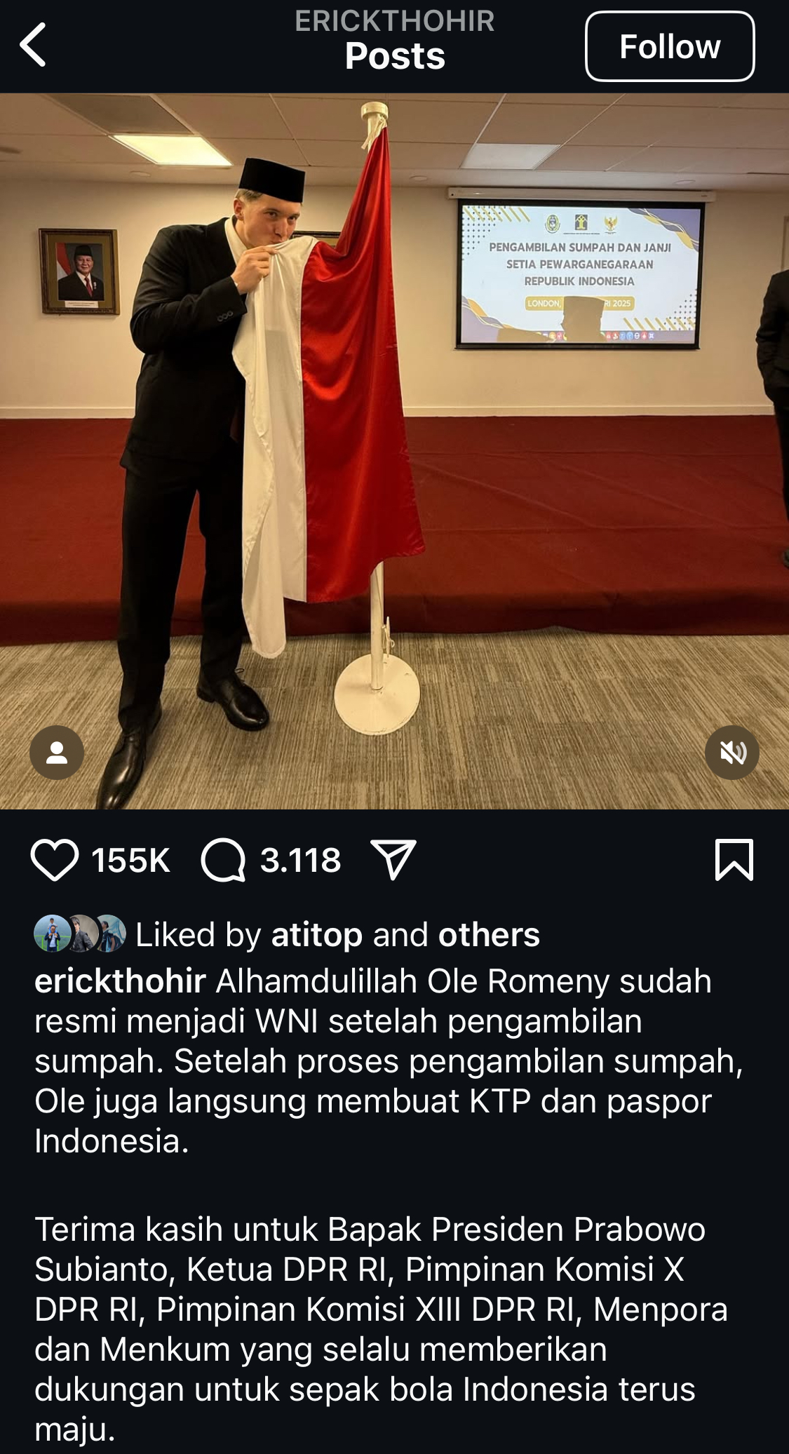 Ole Romeny Resmi Jadi WNI, Siap Perkuat Timnas Indonesia di Kualifikasi Piala Dunia 2026