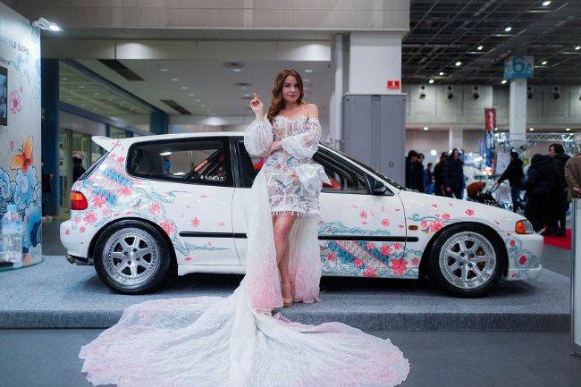 Honda Civic Bergaya Batik Pamerkan Kecanggihan Produk Aftermarket Indonesia di Jepang