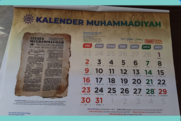 Keputusan Muhammadiyah tentang Idulfitri 1446 H Tidak Mengacu KHGT