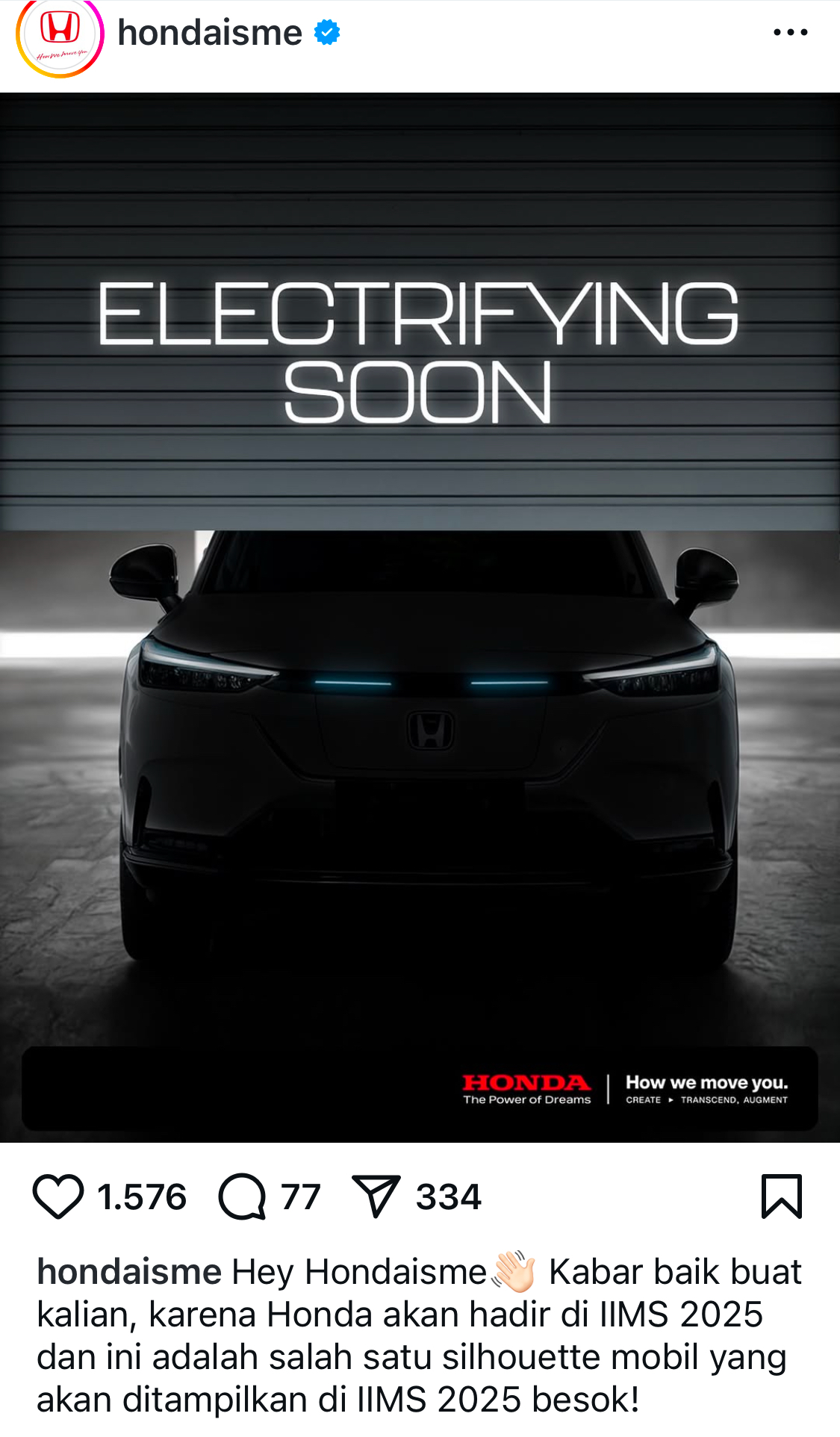 Honda Indonesia Pamer Siluet Misterius, e:N1 Siap Dijual di IIMS 2025?