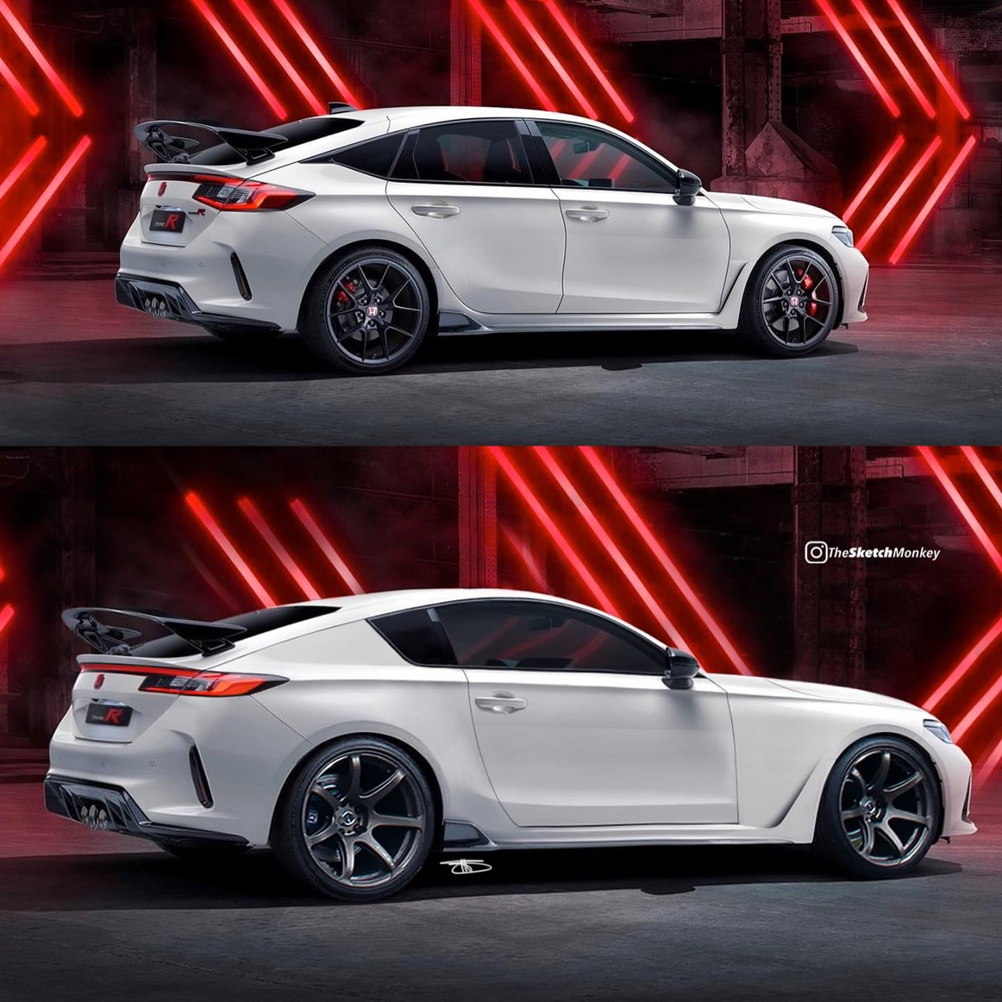 RWD Honda Civic Type R Coupe Terlihat Cukup Cantik Untuk Mobil Sport yang Dimodifikasi