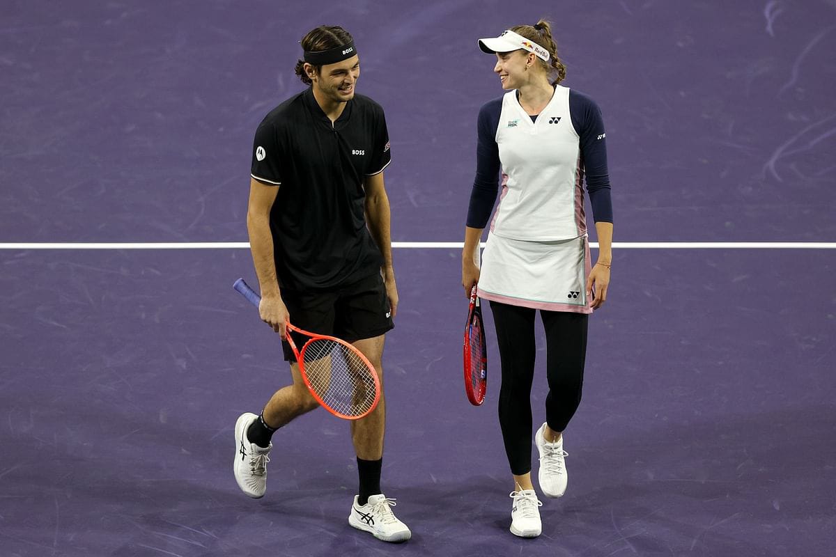 Taylor Fritz Jatuh Hati Dengan Elena Rybakina, Tampil Mix Double Pra Indian Wells Raih Hadiah 3,5 Miliar