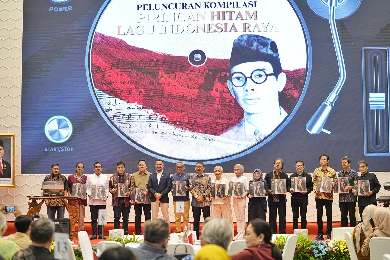 Hari Musik Nasional, Kementerian Kebudayaan Meluncurkan Vinyl Indonesia Raya dari 8 Versi.