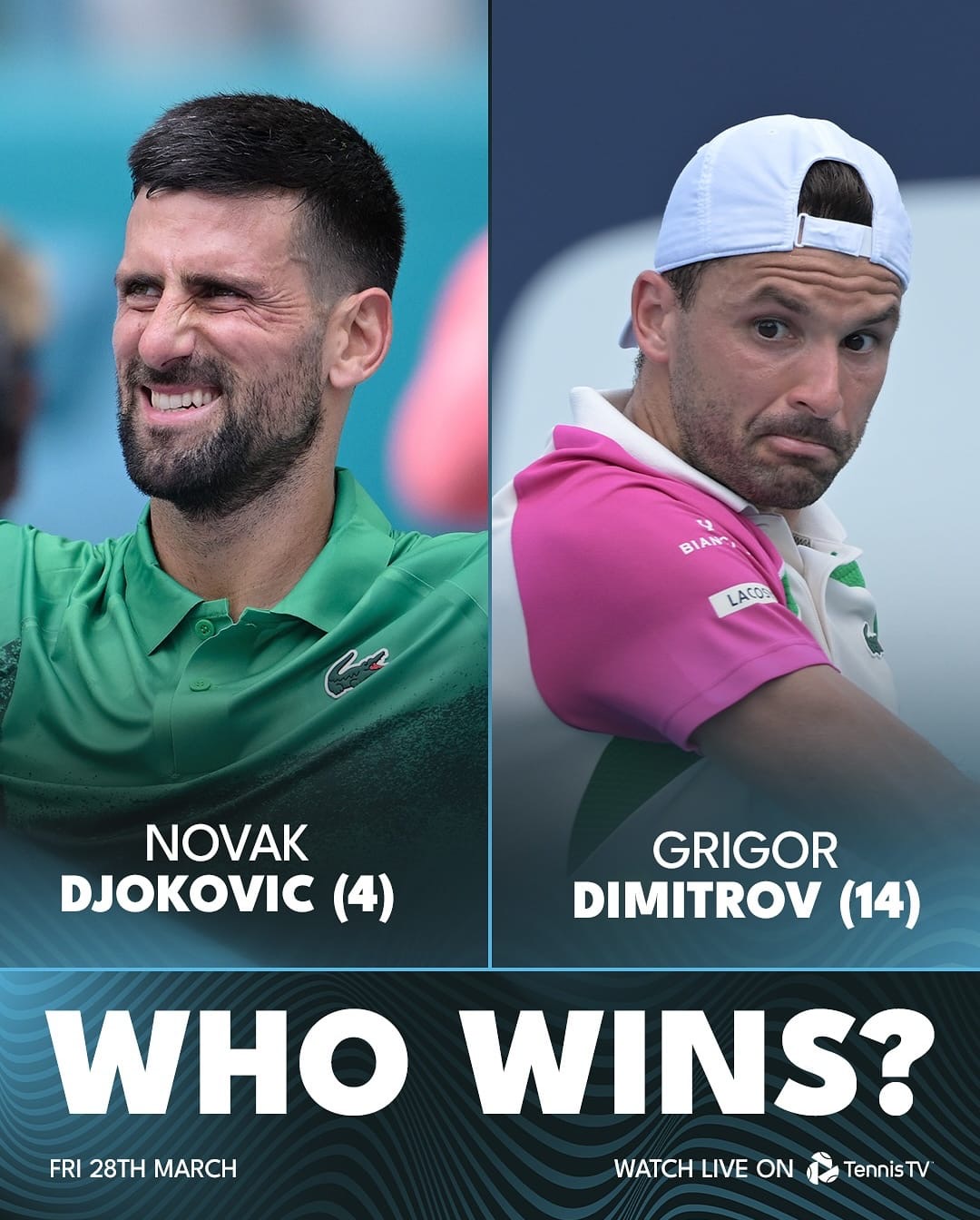 Novak Djokovic Kerja Keras Tundukkan Sebastian Korda di Miami Open dan Lolos Semifinal