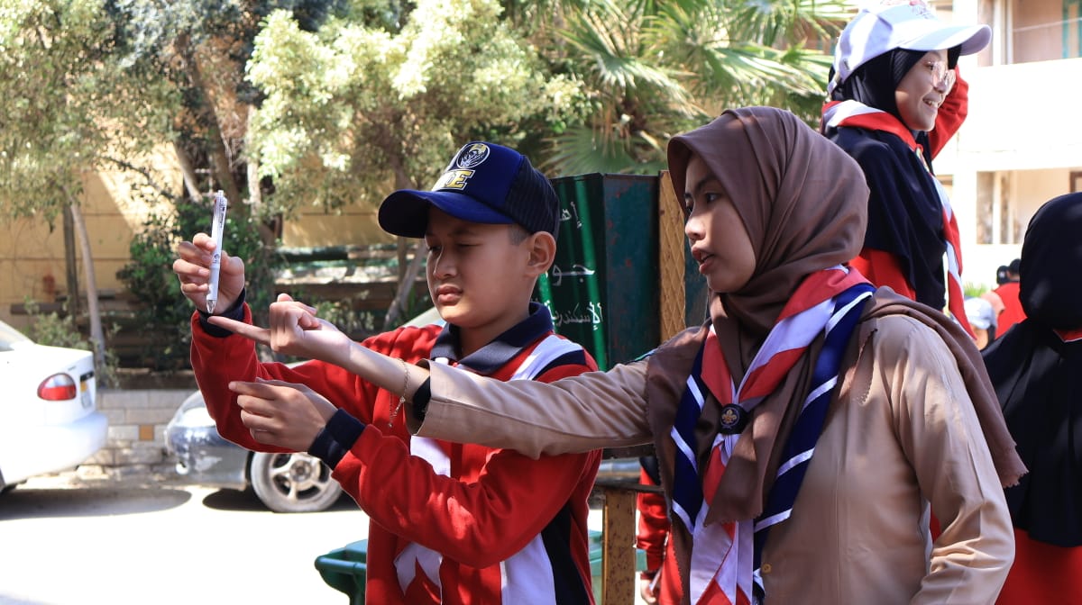 Perkemahan Pramuka 2nd Sekolah Indonesia Cairo Scout Camp 2025 Gandeng Pandu Putri Republik Arab Mesir