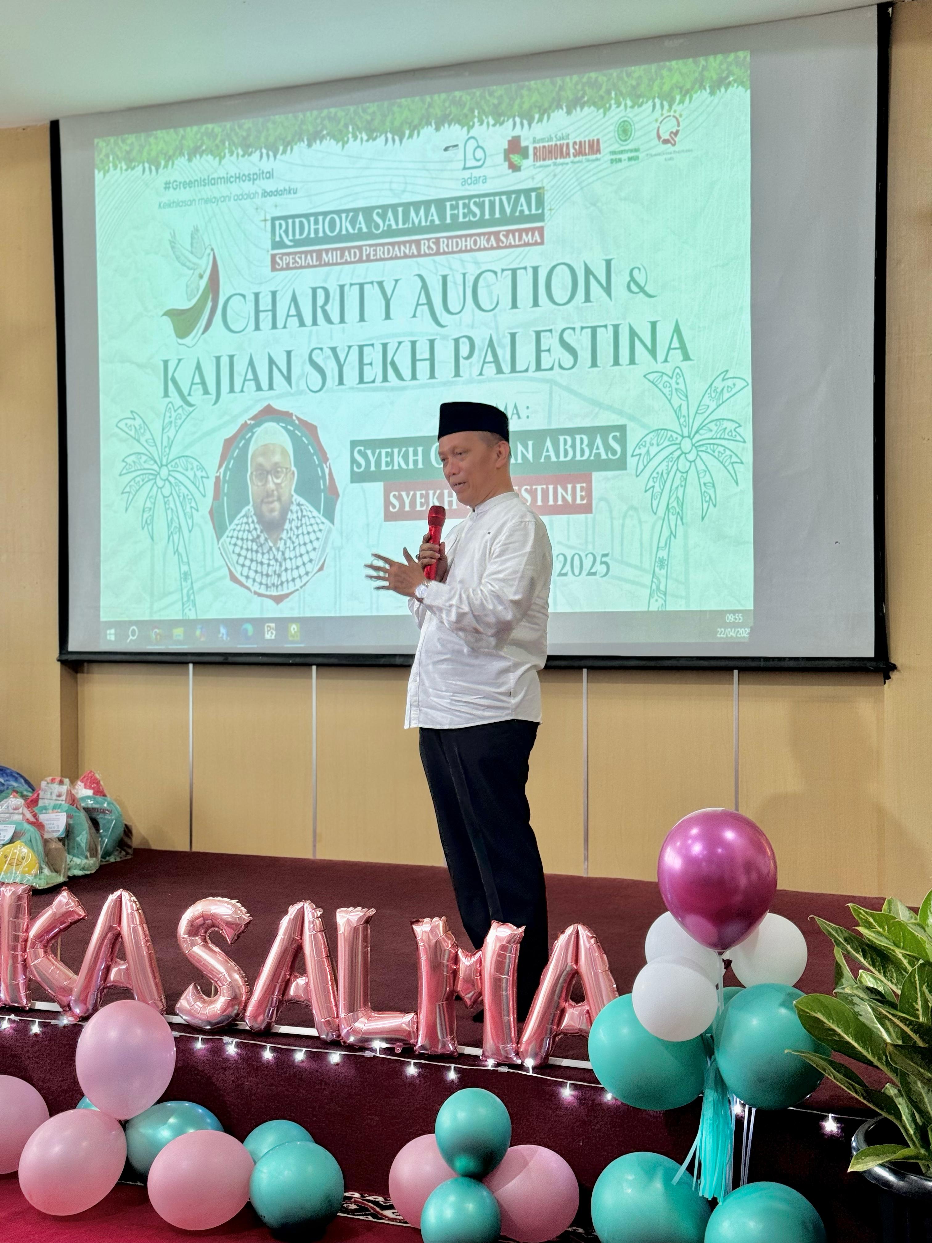 Milad Perdana RS Ridhoka Salma: 14 Tahun Perjalanan, Festival Dakwah, dan Komitmen untuk Palestina
