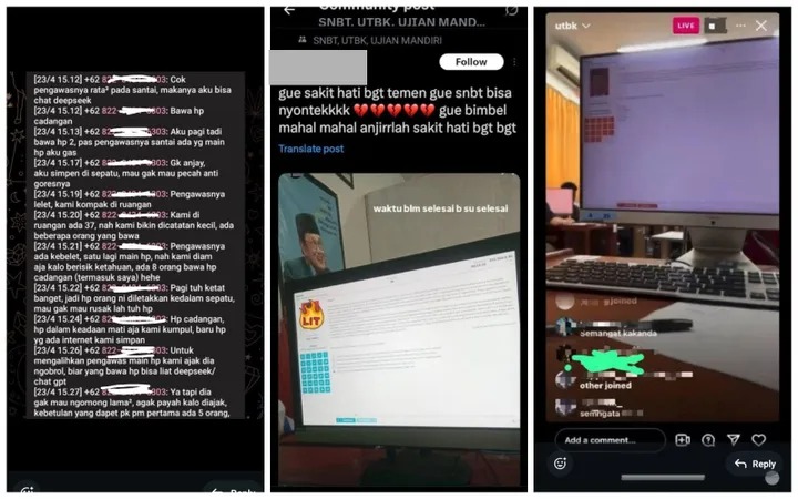 Dugaan Kecurangan UTBK Heboh di Medsos, Dari Soal Bocor Hingga Kamera Tersembunyi di Behel
