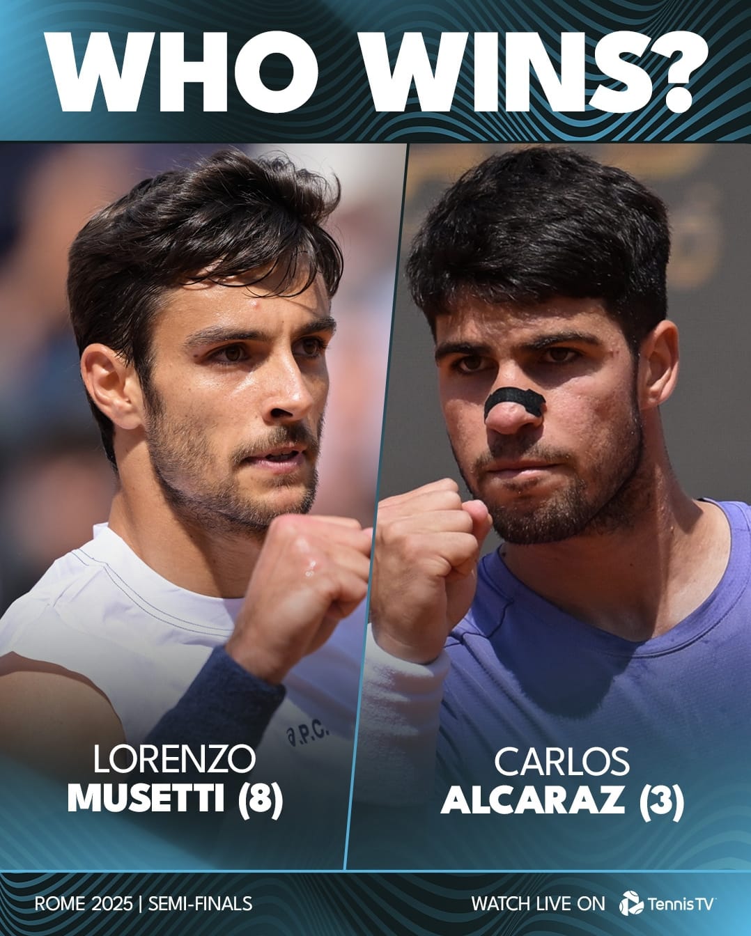 Jannik Sinner vs. Casper Ruud Bertarung di Semifinal Roma Master, Siapa Yang Bakal Tumbang? Awas Alcaraz Mengancam