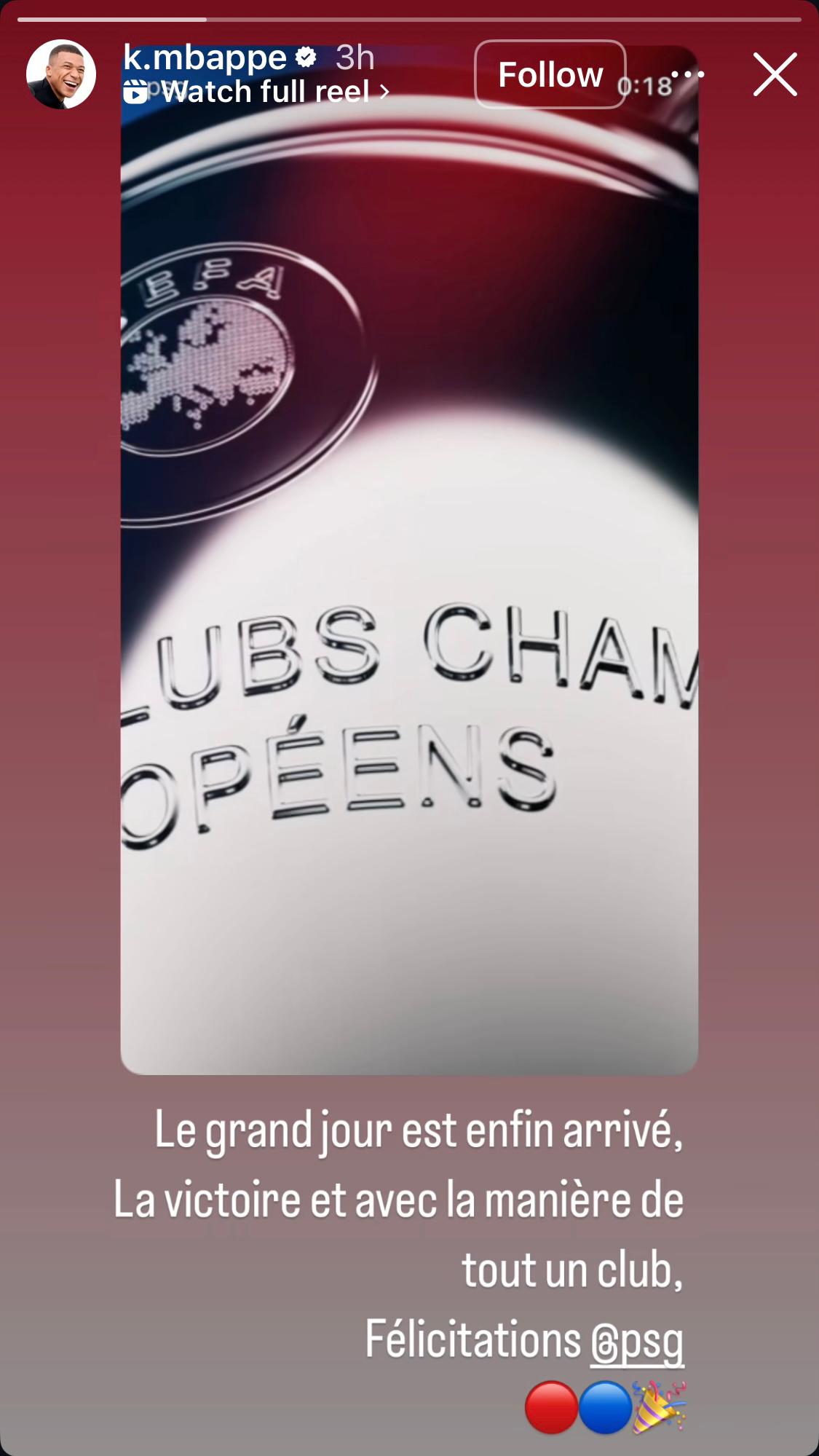 Kylian Mbappe Bereaksi Setelah PSG Juara Liga Champions 2025: Hari Besar Itu Akhirnya Datang