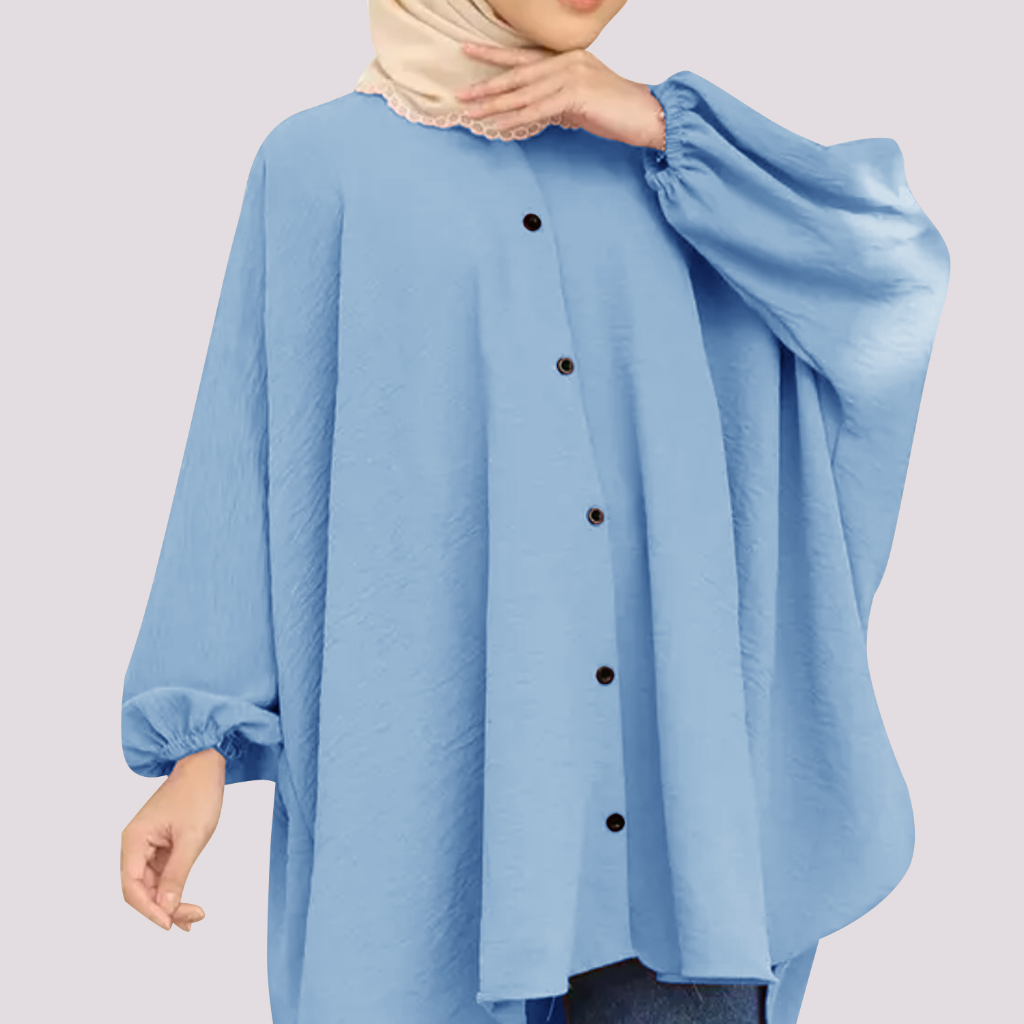 Blouse Bisa Jadi Pilihan Outfit Idul Adha Selain Kaftan, Simak Inspirasi Gaya Ini