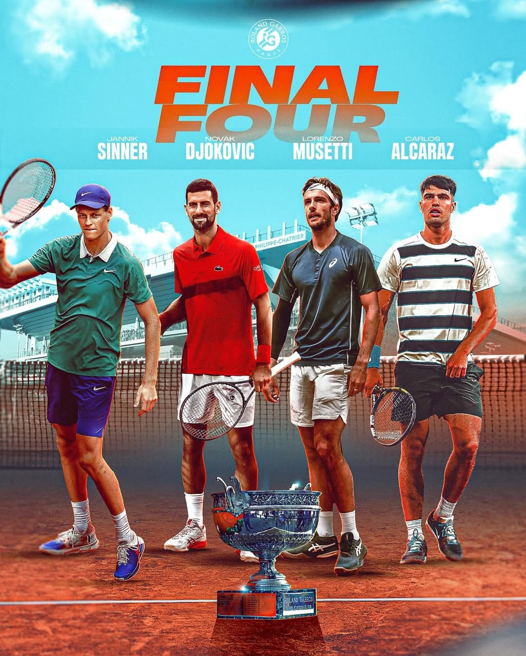 Djokovic Sukses Tumbangkan Zverev, di Semifinal Roland Garros Hadapi Jannik Sinner: Duel Idial, Siapa Terbaik?