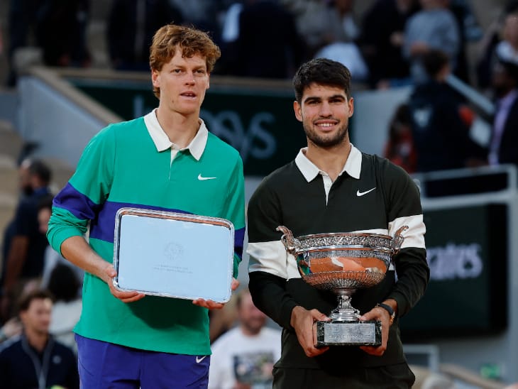 Alcaraz Juara Roland Garros Setelah Tumbangkan Sinner Dalam Duel di Final 5 Jam 29 Menit