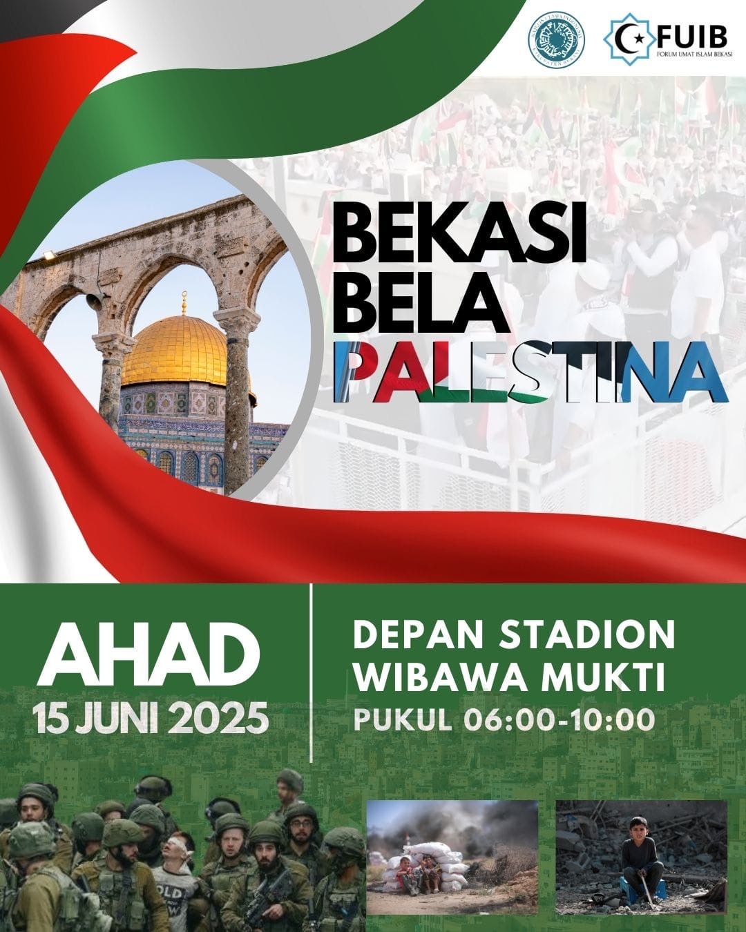 RS Ridhoka Salma Serukan Aksi Bela Palestina Jilid 3 di Bekasi, Warga Diminta Hadir Bareng Keluarga!
