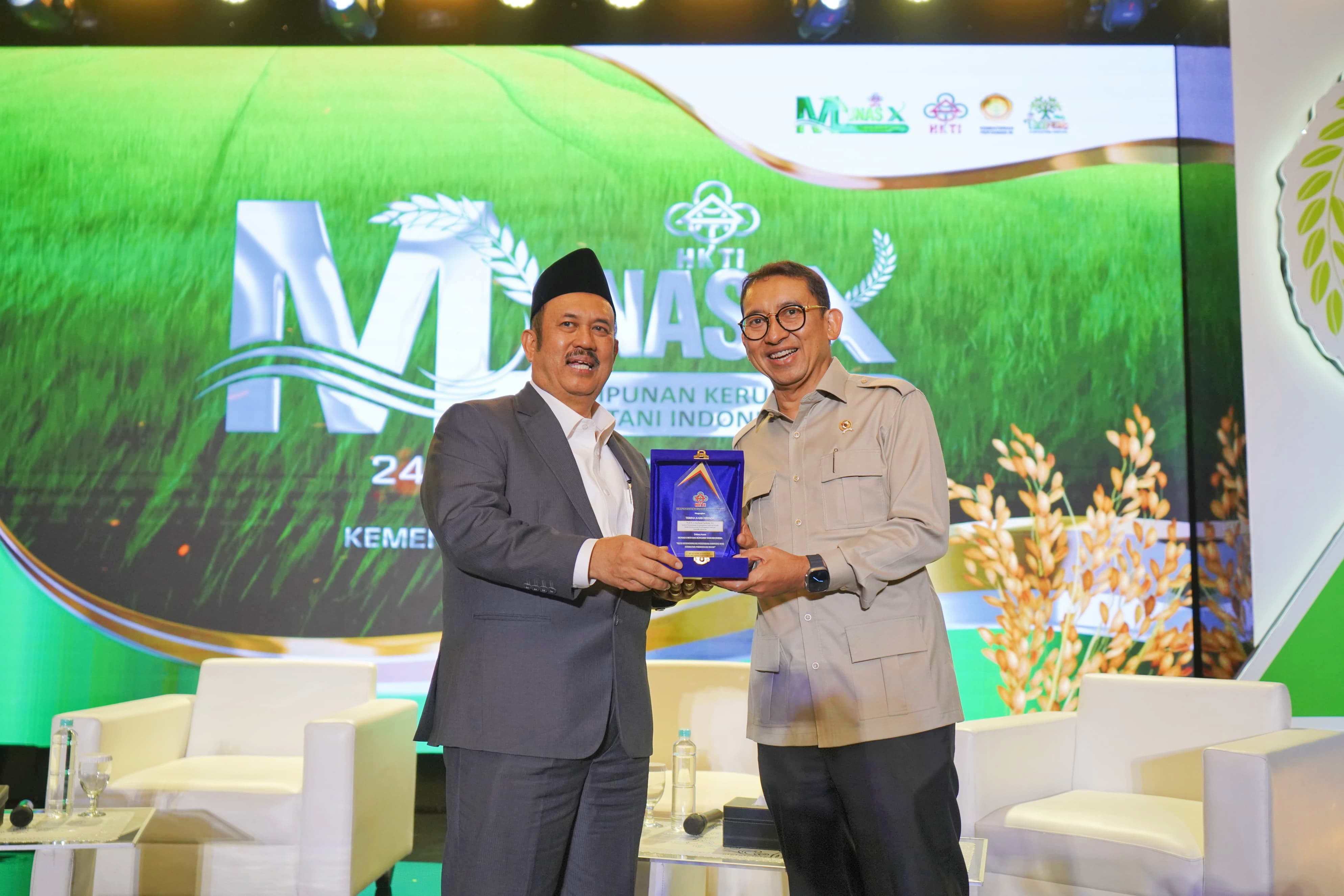 Fadli Zon Perkuat Komitmen Swasembada Pangan Lewat Kongres Tani IX dan Munas HKTI X