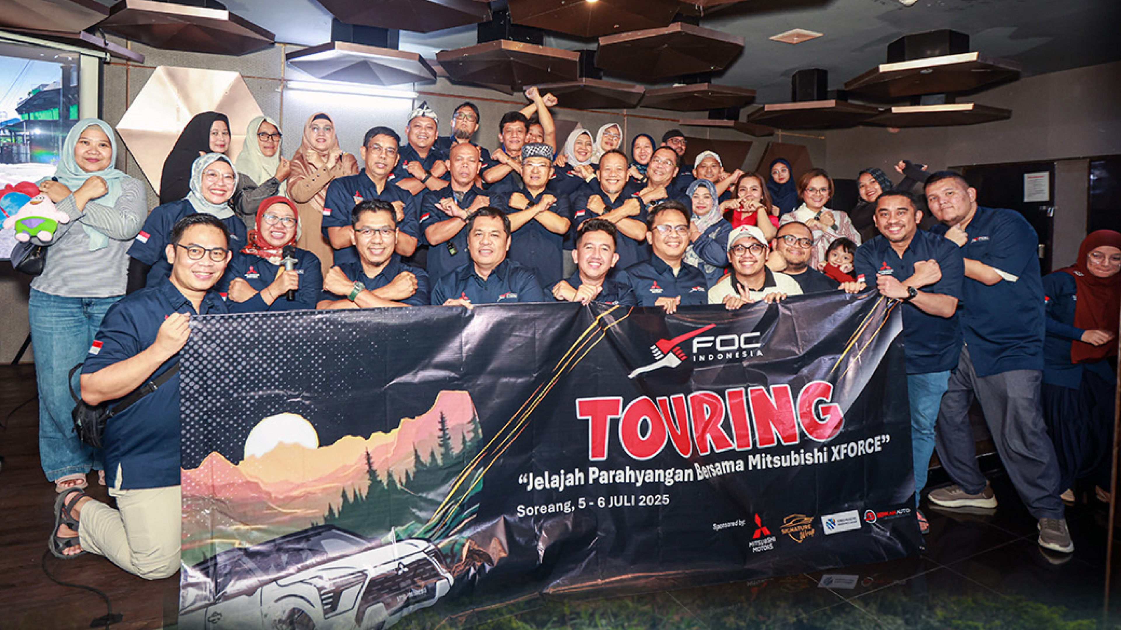 Komunitas Mitsubishi Xforce Kumpul di Parahyangan, Ini Keseruan Touring XFOC