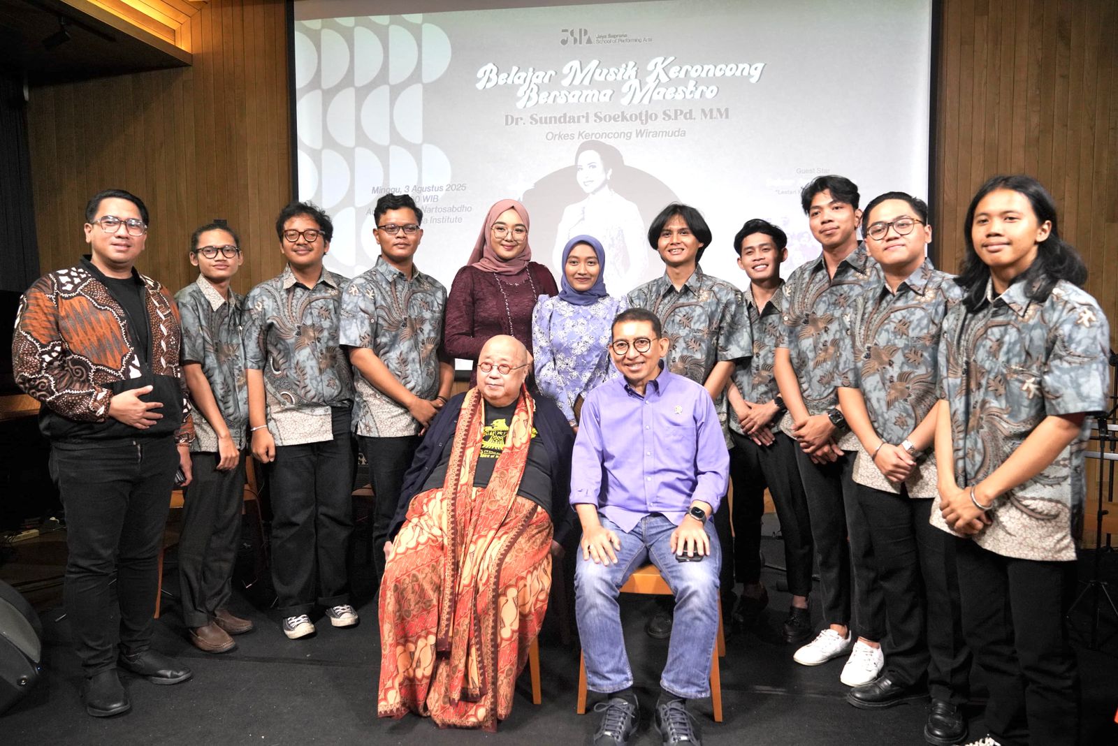 Fadli Zon Kunjungi Maestro Keroncong, Ajak Generasi Muda Lestarikan Budaya