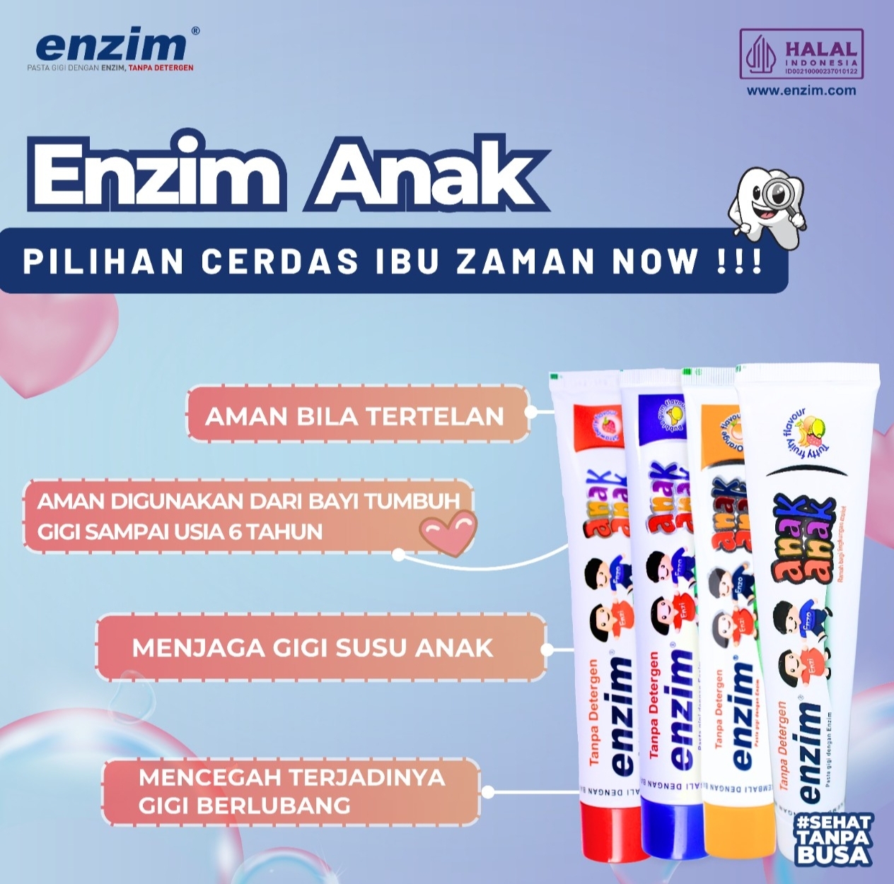 Pilih yang Halal, Pasta Gigi Enzim Produk Asli Indonesia
