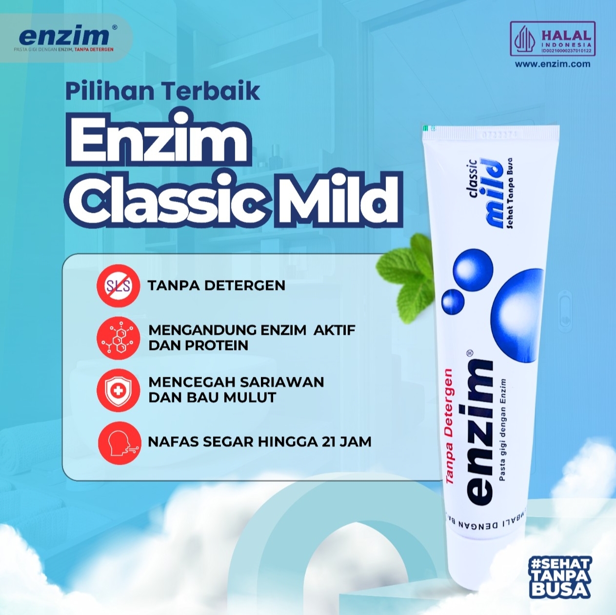 Pilih yang Halal, Pasta Gigi Enzim Produk Asli Indonesia