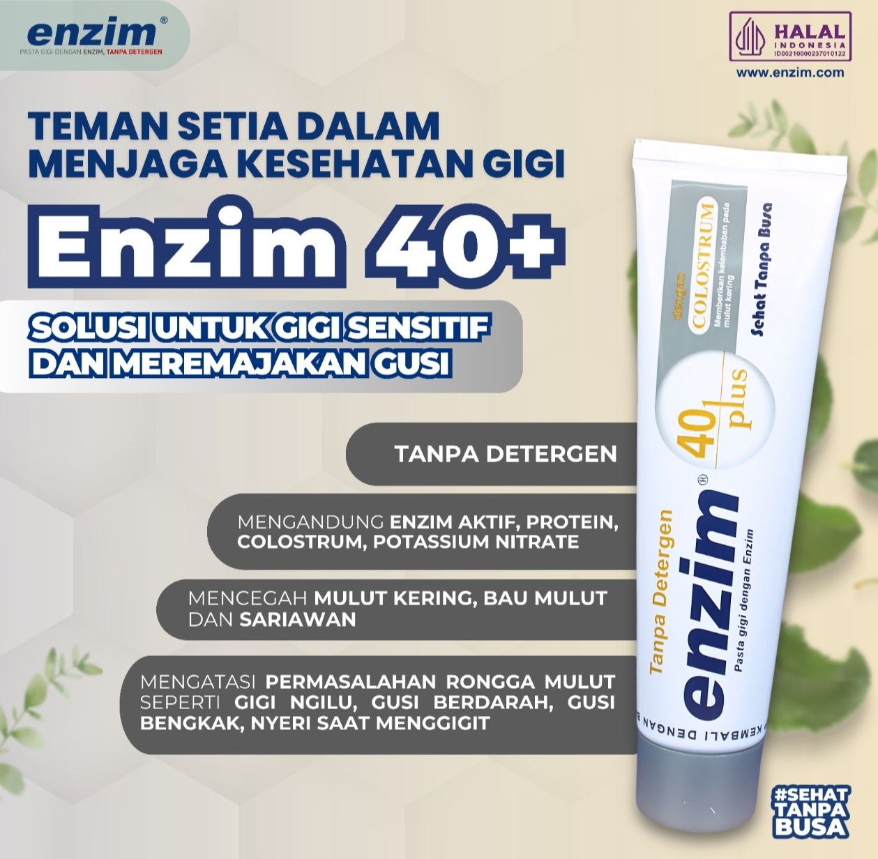 Pilih yang Halal, Pasta Gigi Enzim Produk Asli Indonesia